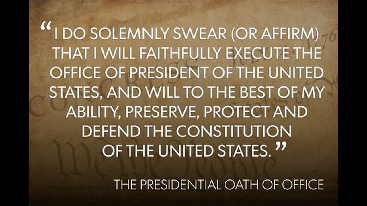 POTUS' Oath & Duty Commands a U.S. Foreclosure Injunction!