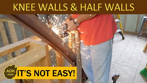 Challenges Framing Around Stairs - Half Closets & Knee Wall Solutions!