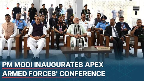 PM Modi Inaugurates Combined Commanders’ Conference in Kolkata, NSA Doval, Rajnath Singh Attend|N18G