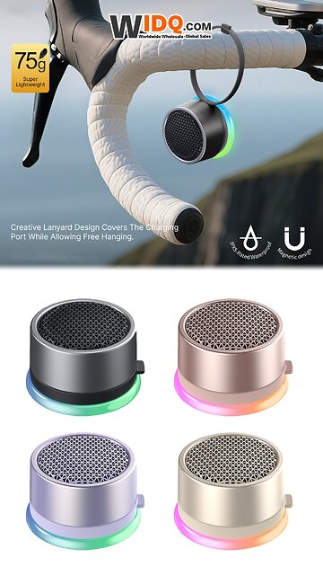 🔊 Mini Magnetic Speaker Vibes - Ultra-Light, Waterproof & RGB Ready! 🎵