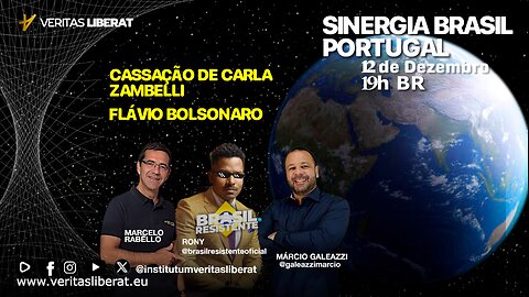 Sinergia Brasil Portugal- 12/12/2025 - Cassação de Carla Zambelli / Flávio Bolsonaro