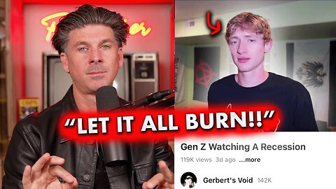 Gen Z is Happy About The Economy Crashing ......