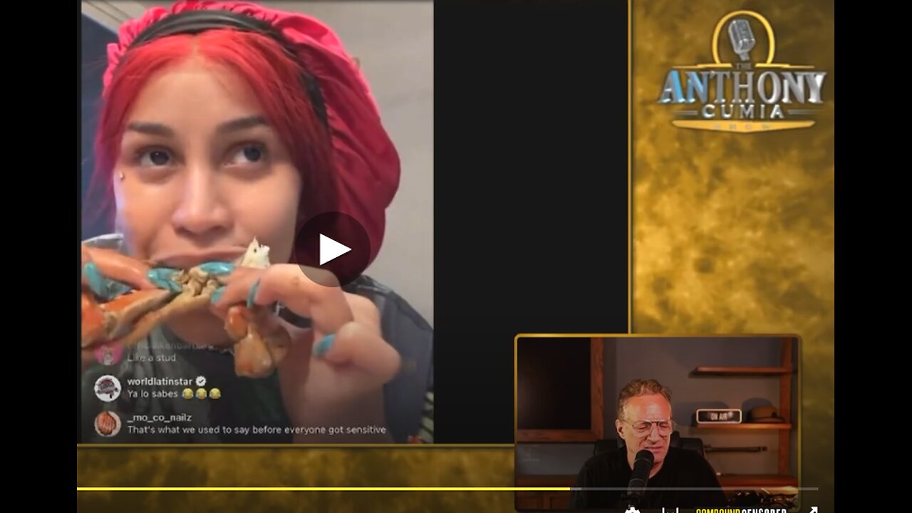 Anthony Cumia: Cardi B eats a crab like a disgusting pig