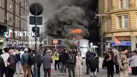 "UK's Electric Bus Ignites: Clean Air Zone's Safety Concerns Unmasked"
