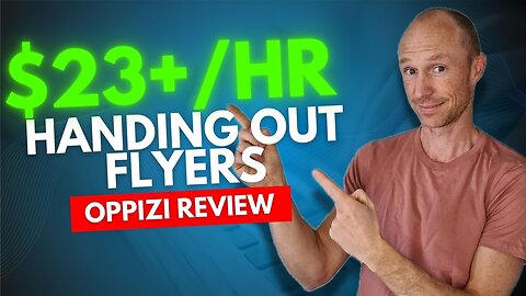 Easy Side Hustle: $23+/Hour Handing Out Flyers! (Oppizi Brand Ambassador Review)