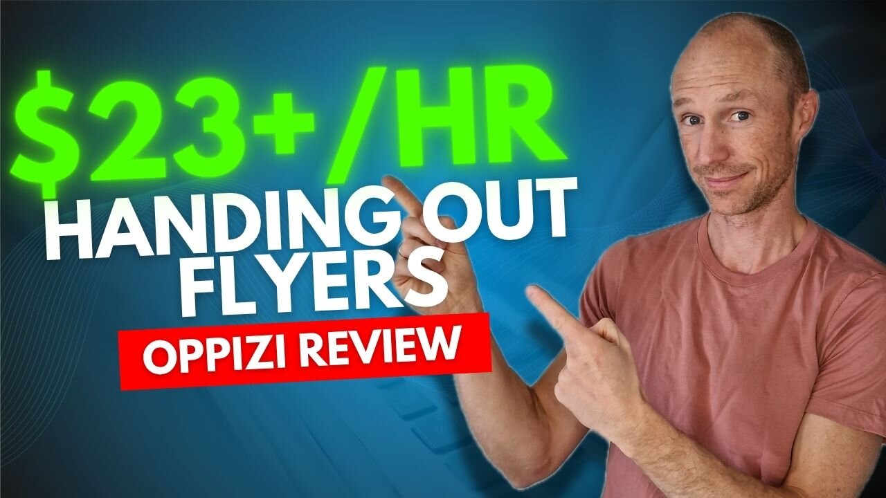 Easy Side Hustle: $23+/Hour Handing Out Flyers! (Oppizi Brand Ambassador Review)