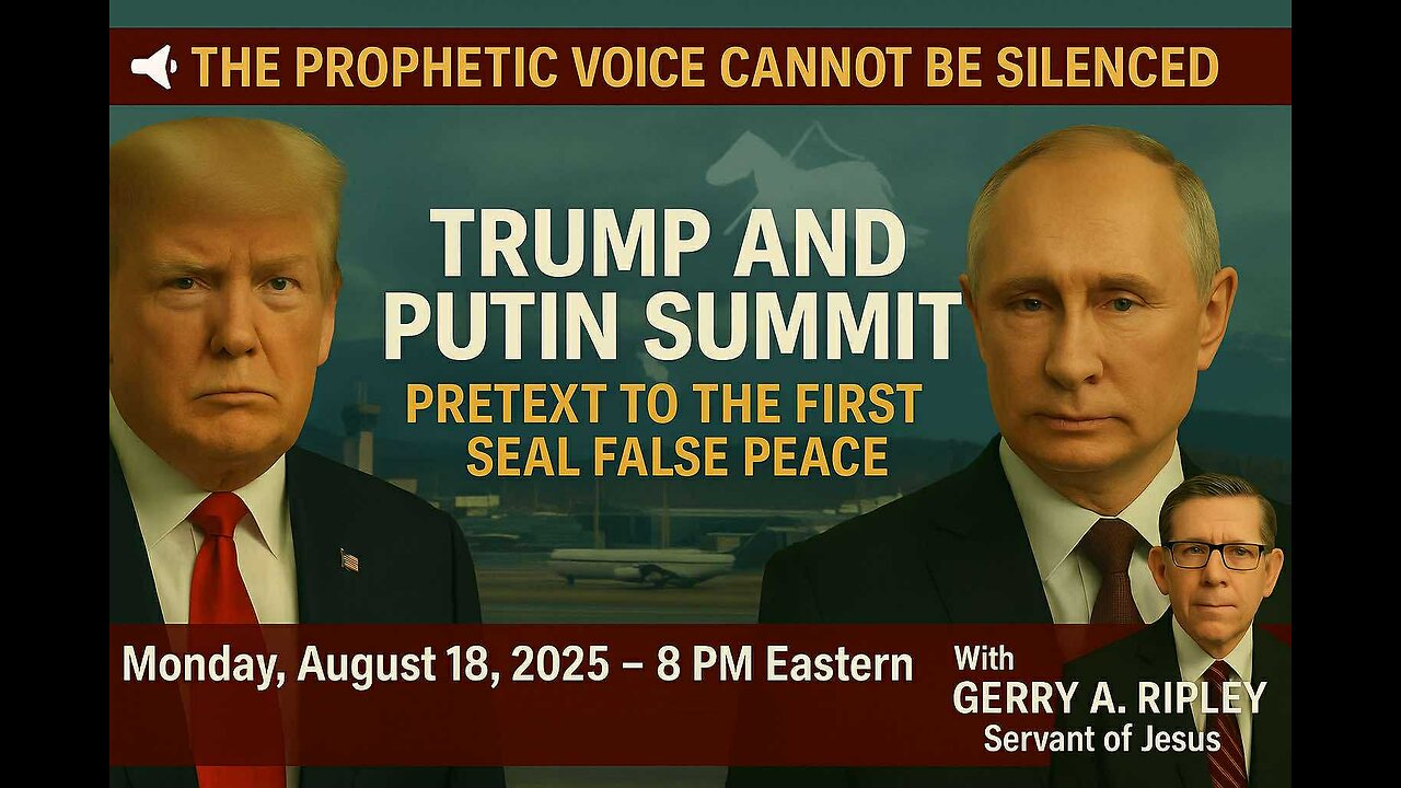 🔥 PROPHECY UPDATE & MESSAGE 🔥 TRUMP AND PUTIN SUMMIT — PRETEXT TO THE FIRST SEAL FALSE PEACE