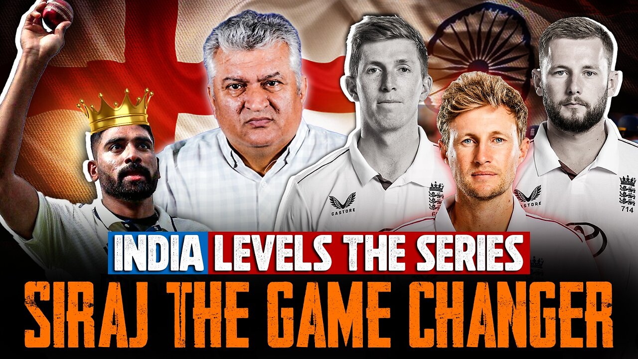 India Levels the Series Against England as Mohammed Siraj Dazzles with a Match-Winning Spell