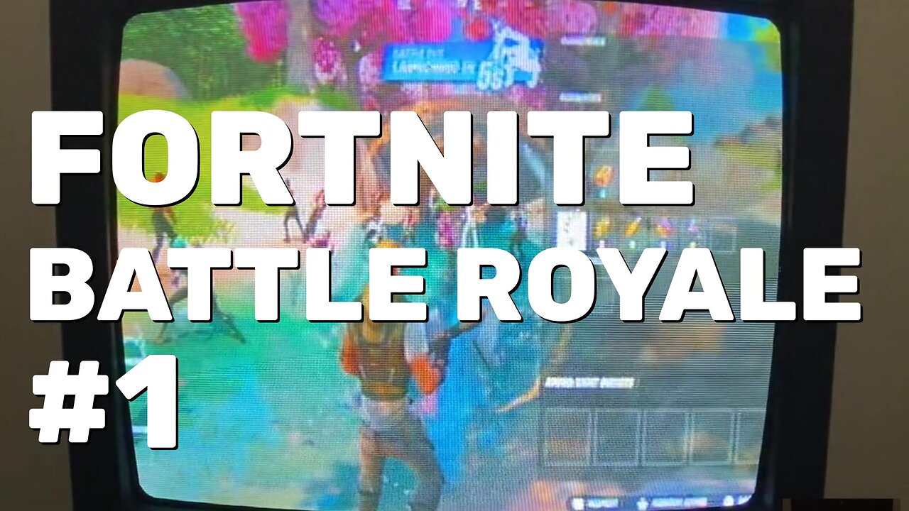 Fortnite Battle Royale Gameplay Part 1 - CRT Gaming