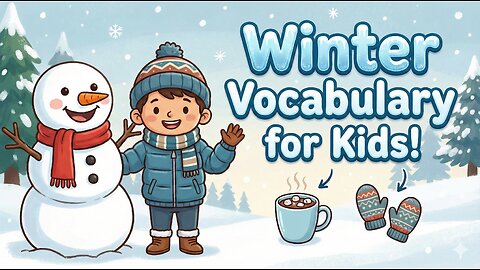 Winter Vocabulary for Kids ❄️ | Easy English Words Learning | @Learn Toons