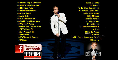 CRISTIAN CASTRO - 30 EXITOS VOL.1