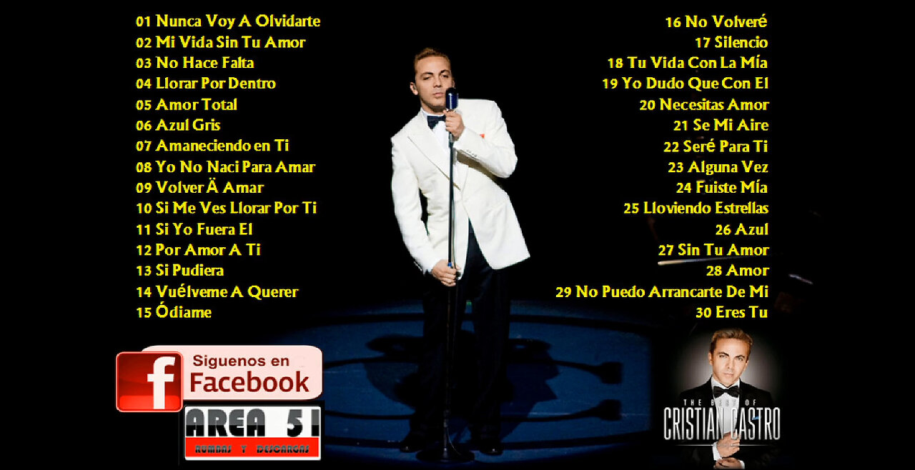 CRISTIAN CASTRO - 30 EXITOS VOL.1