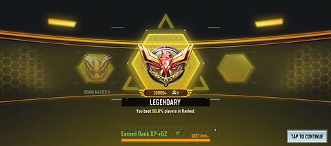 finally achieved Legendary in Ranked