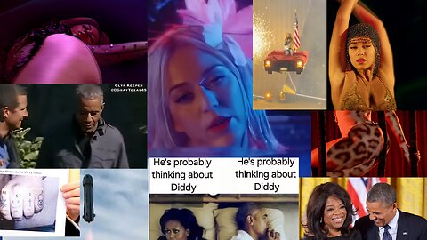 ( -0892 ) The Obamas, Katy Perry, Beyonce, & Tim Walz - Mansioned Stars Craving Moral High Ground, Weightlessly Wasting Space to Control (Using a Sex Symbol 'Rocket Launch')