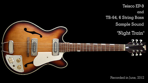 Teisco EP-9 and TB-64,6 string Bass Sample Sound
