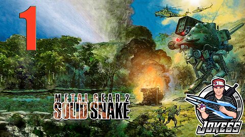 [LIVE] Metal Gear 2: Solid Snake| First Playthrough | 1 | A Nuclear Nightmare