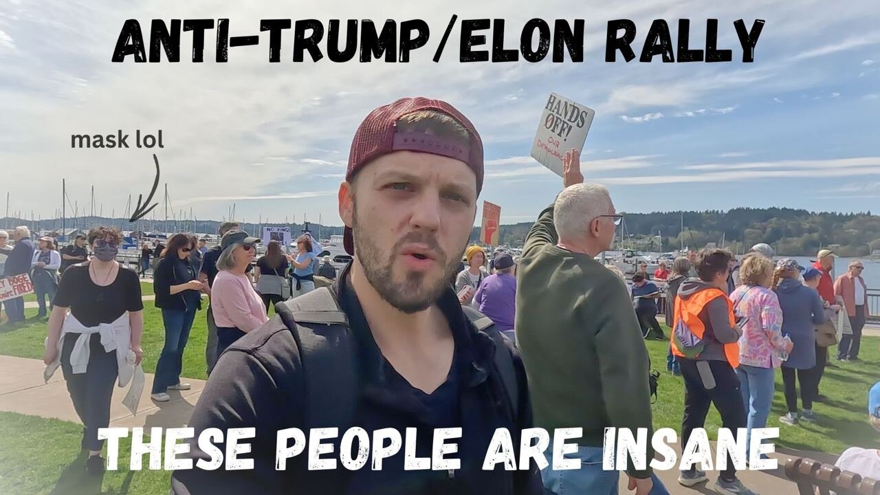 I Went To An Anti-Trump & Elon Rally - So Much For INCLUSION