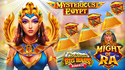 What a Comeback! | Christmas Big Bass Bonanza, Might of Ra & Mysterious Egypt