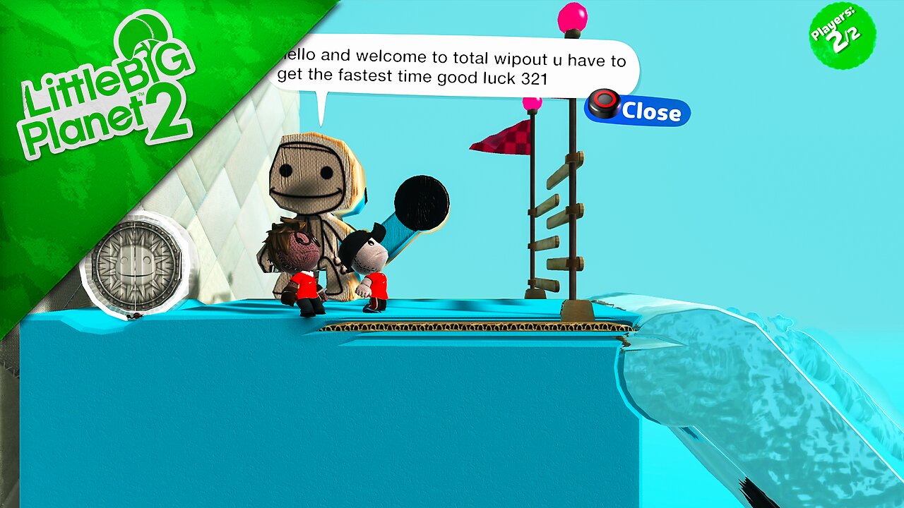 LittleBigPlanet 2 - total wipout(THE QUALIFIER )