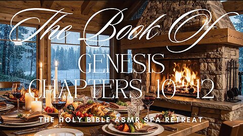 The Book of Genesis - Chapters 10 - 12 - The Holy Bible ASMR Spa Retreat