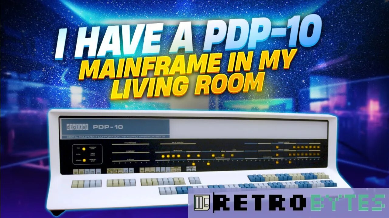 [ybO6bPcRmlY] I have a PDP-10 Mainframe in my Living room