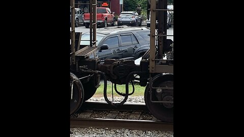 CSX coal train stops in Cartersville