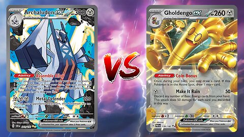 Pokemon TCG Live Archaludon EX Relicanth VS Gholdengo EX!!