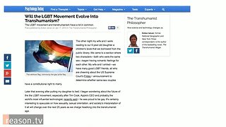 The LGBT Movement is going to merge with Transhumanism
