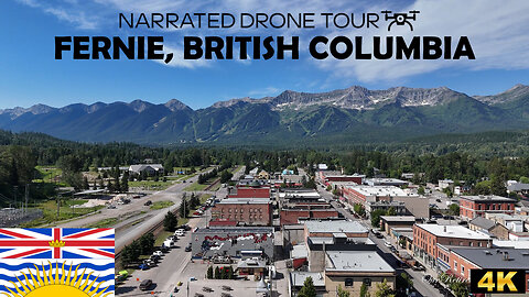 Fernie, British Columbia✨ 4K Drone