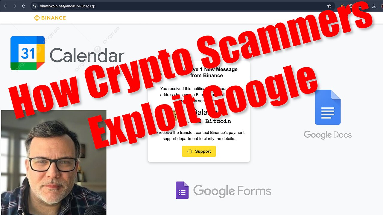 How Crypto Scammers Exploit Google Calendar, Forms and Docs