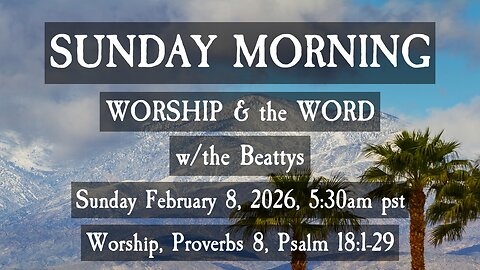 🌞 SUNDAY MORNING ✝️