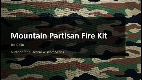 Tac Gear - Partisan Fire Kit