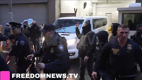 Arrests and Clashes w/ NYPD and Homeland Security agents outside of ICE Building in Manhattan