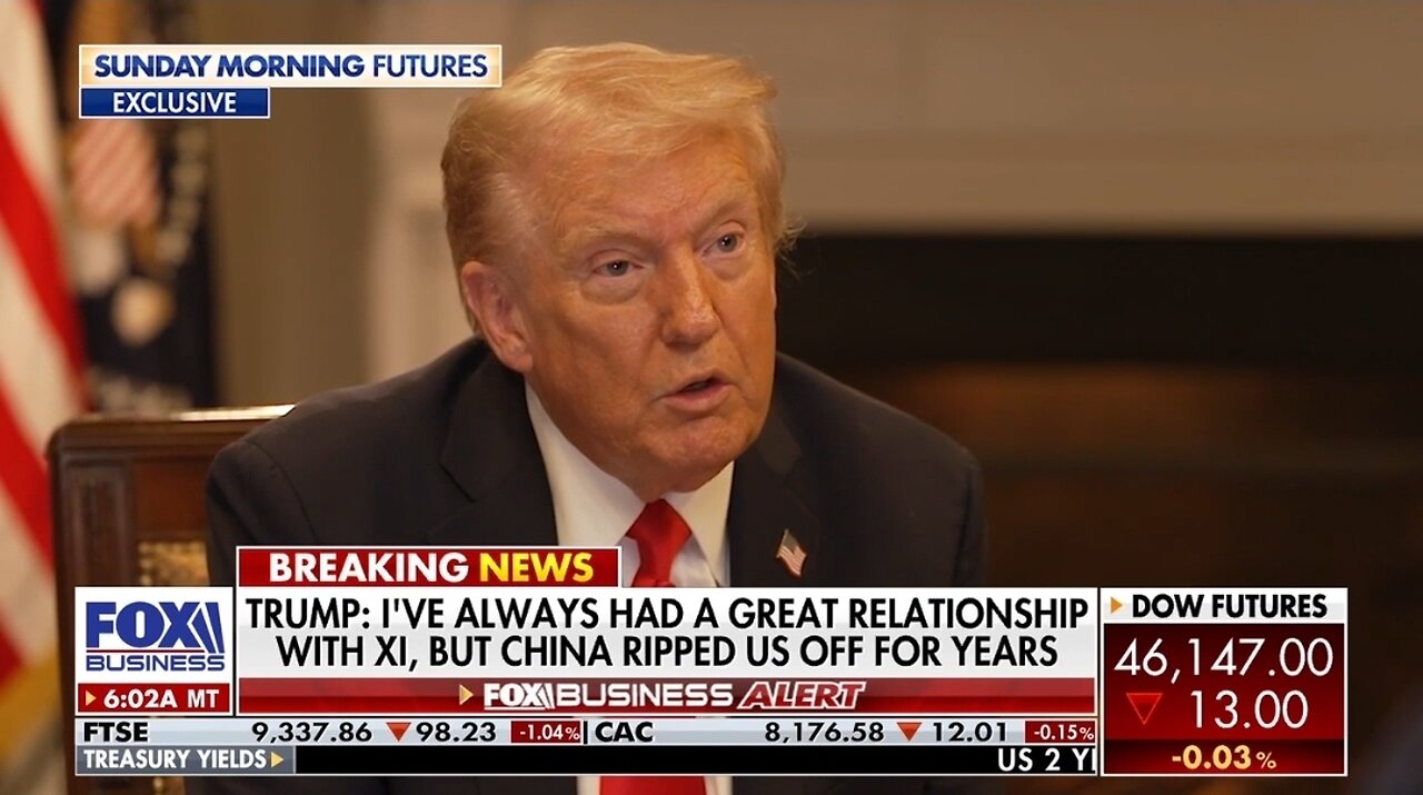 Trump: China Bows Only to Strength – Weak Presidents Let Them Rip Off America