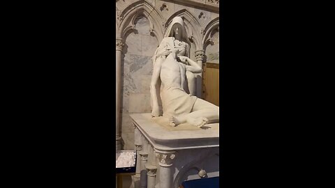 Charlie Kirk is shocked to discover THIS painting in St Patrick's Cathedral, NYC