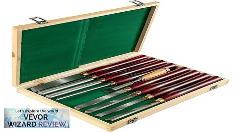 VEVOR Woodworking Lathe Chisel Set 8 Piece Set Lathe Chisel HSS Steel Review