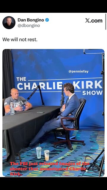 Breaking: FBI just released photos of the Assassin. The low life who assassinated Charlie Kirk.