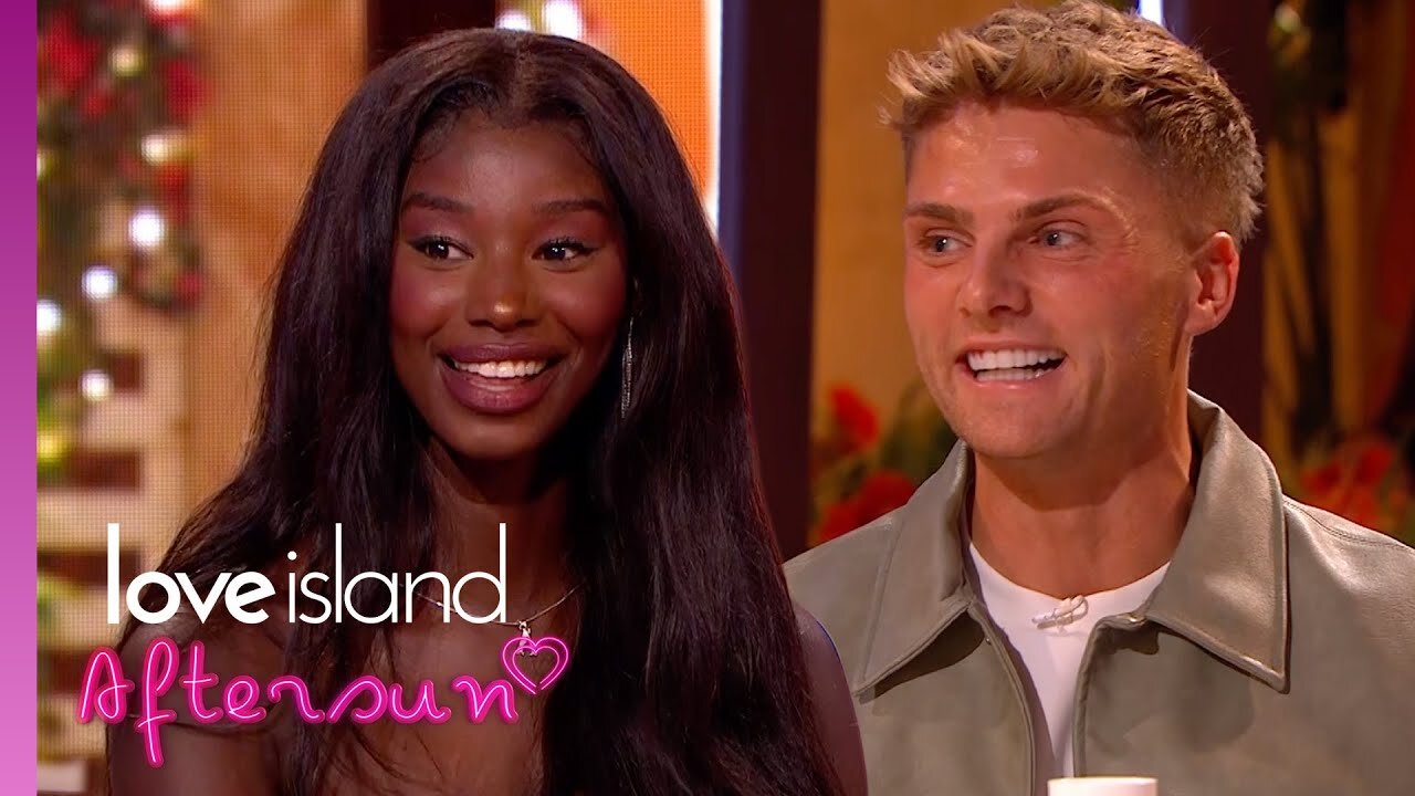 Alima and Ryan look back on their Love Island journey Aftersun Love Island 2025