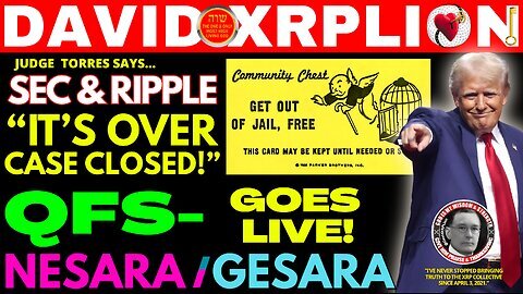 DAVID XRPLION: QFS GOES LIVE! SEC vs RIPPLE LAWSUIT SECRET DEAL SINCE DAY-1