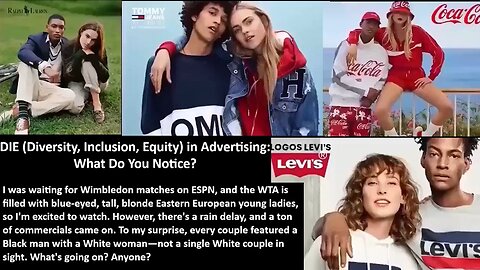 DIE (Diversity, Inclusion, Equity) in Advertising: What Do You Notice?