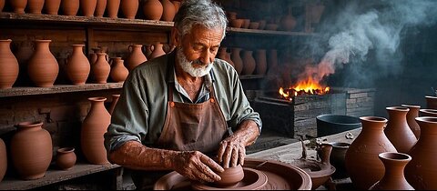 Tradisional Pottery production process that Was Used 150 years ago