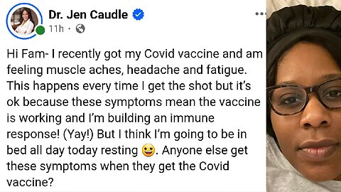 Dr. Jen Caudle's vaccines are working!