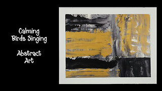 Golden Divide | A Calming Journey Through Abstract Art