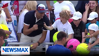 Man takes hat from kid at US Open | The Right Squad