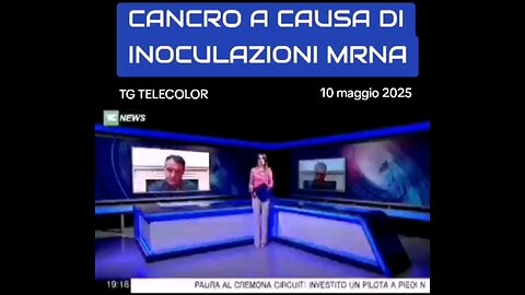 TG TELECOLOR: "IL CANCRO OGGI RAPPRESENTA LA PIÙ GRANDE CRISI SANITARIA DELLA STORIA DELL'UMANITÀ" 10 maggio 2025 [le fonti sono in descrizione]