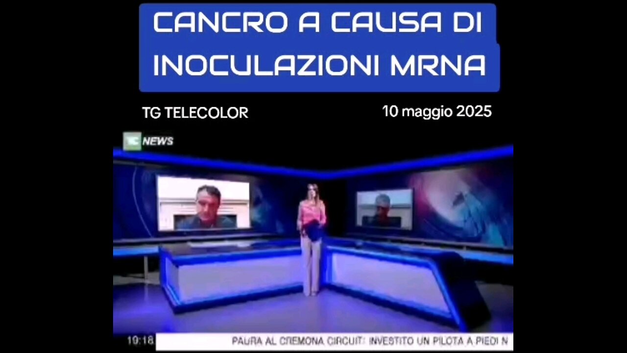 TG TELECOLOR: "IL CANCRO OGGI RAPPRESENTA LA PIÙ GRANDE CRISI SANITARIA DELLA STORIA DELL'UMANITÀ" 10 maggio 2025 [le fonti sono in descrizione]