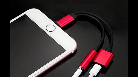 2-in-1 Apple Lightning to Headphone Adapter - Get Music and Power at the Same Time