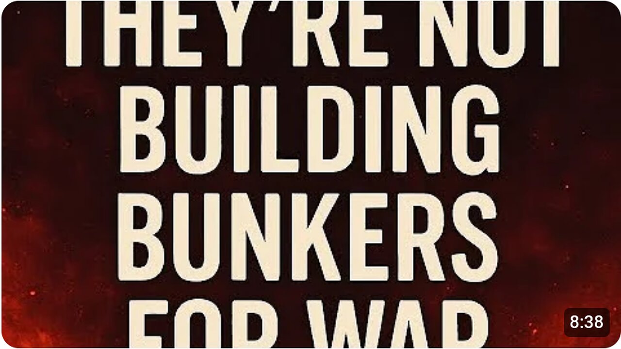 What’s Coming Can’t Be Stopped – Why the Elite Are Going Underground - (Link to Plasma Apocalypse video below)