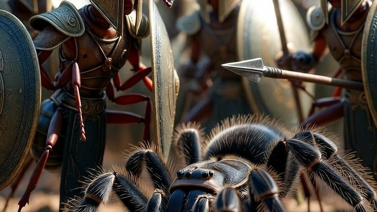 ants Vs tarantula