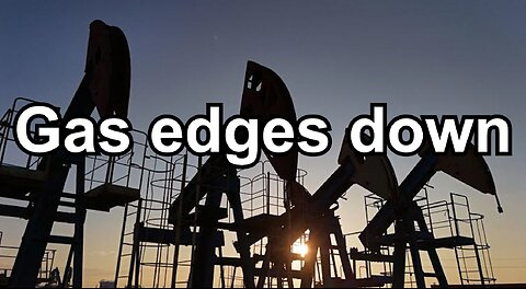 Gas edges down